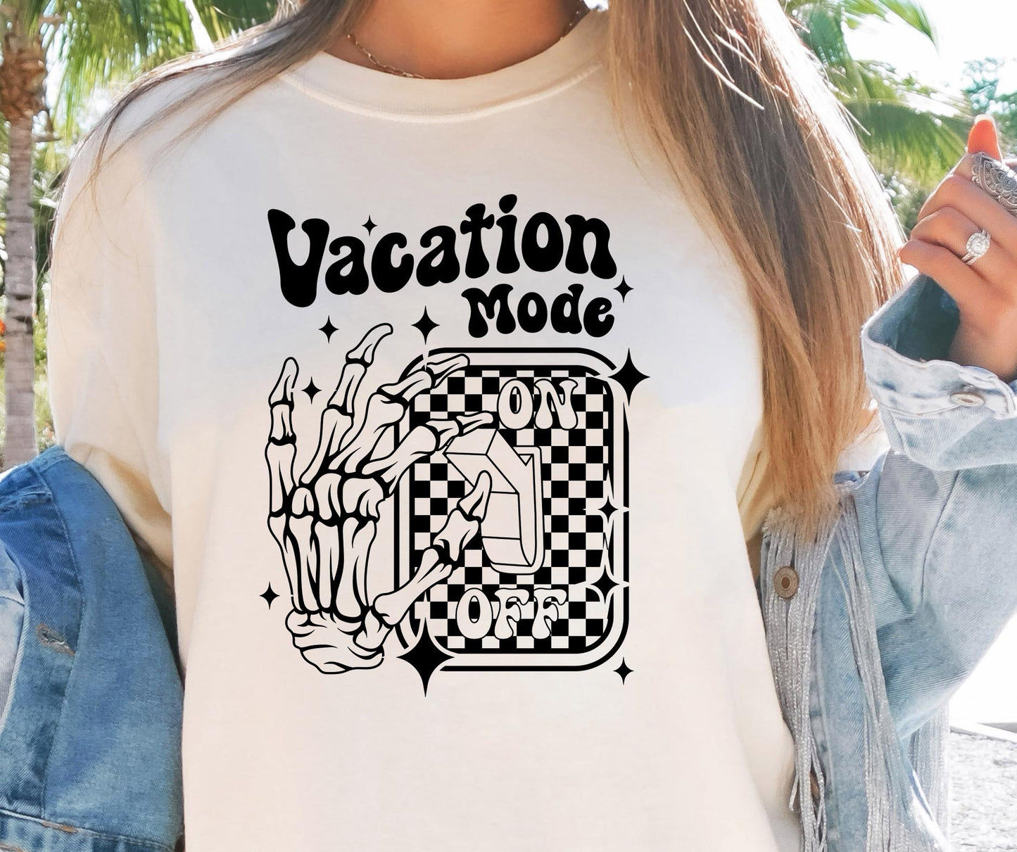 Vacation Mode On Svg Files, Svg Tshirt, Png and Svg Sublimation Design, Svg Files For Cricut, Silhouette